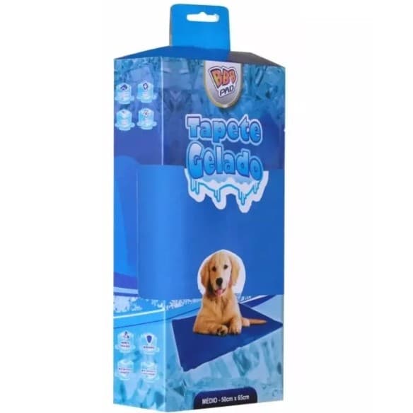 Tapete Gelado Para cao ou gato tamanho Médio 50X65 Alivio no calor