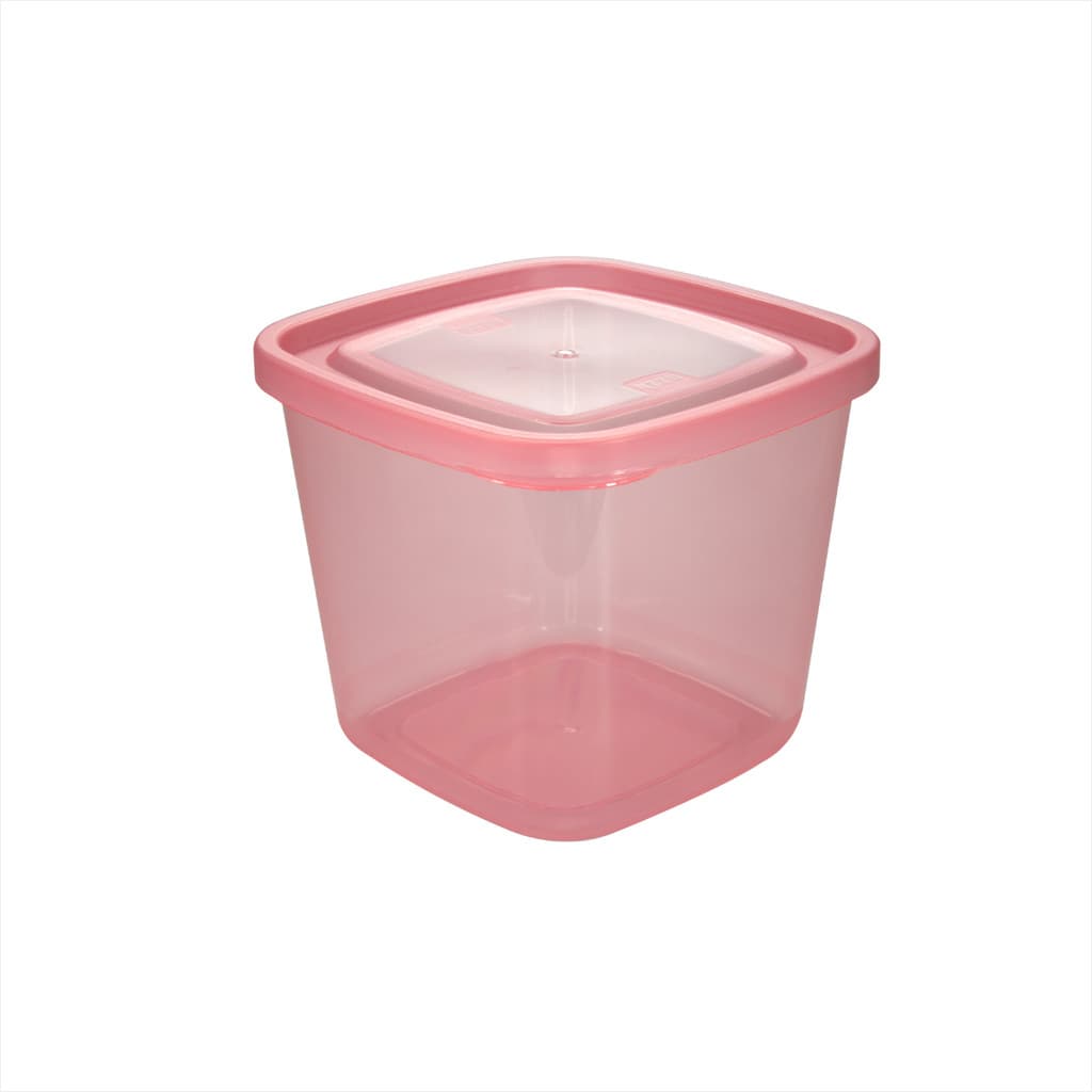Pote Mantimento Plástico Com Tampa 1550ml P/ Cozinha Freezer Cor Sortida