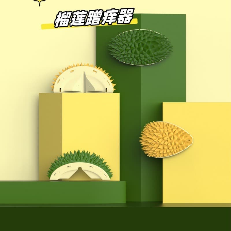 Durian coceira pente remover cabelo flutuante gato canto Molar comida lenta suprimentos para animais de estimação auto-f