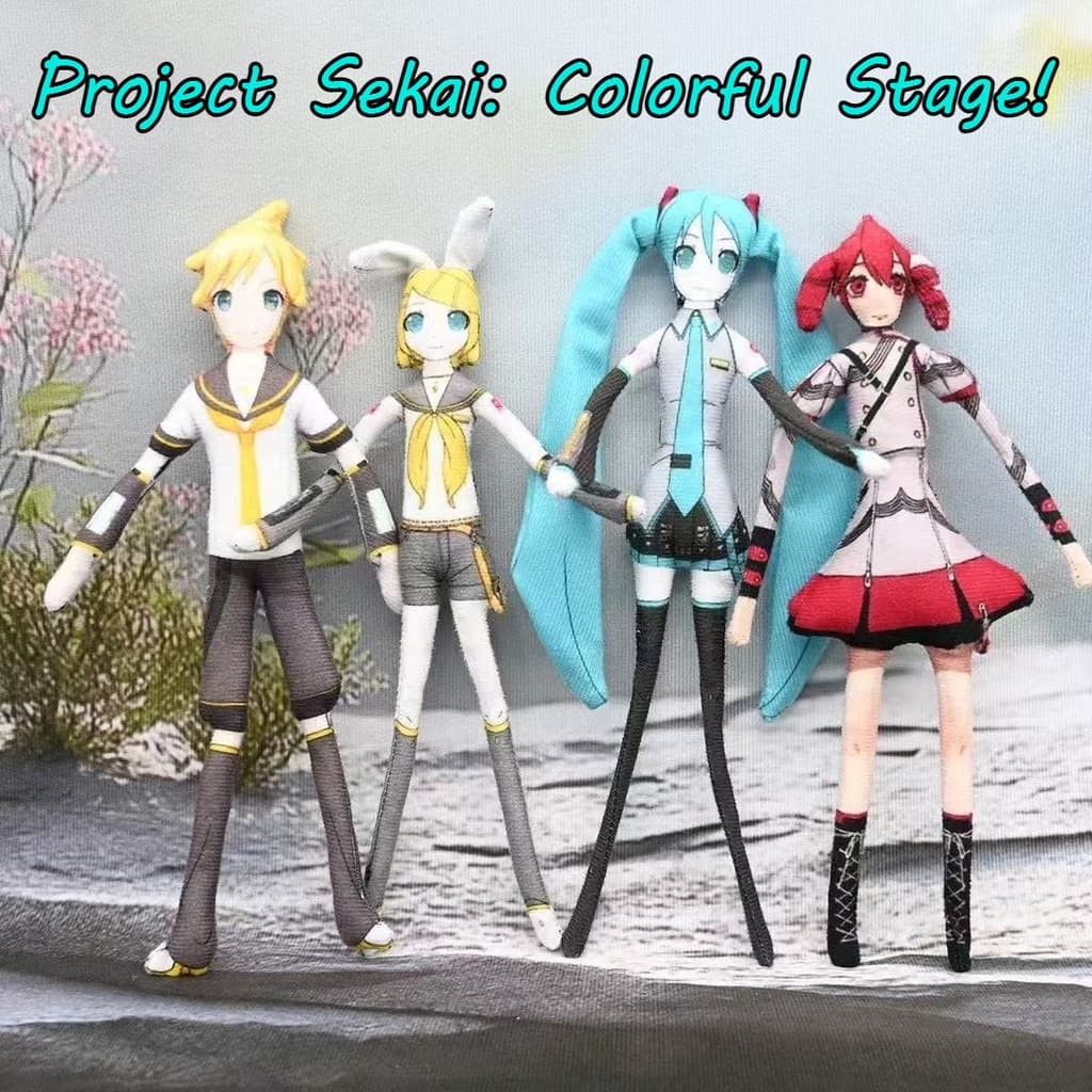 Pelúcia Teto Hatsune Miku, Kagamine Len Rin, Bonecos de Pelúcia Macios para Fãs, Meninos, Meninas, Crianças, Presente DB