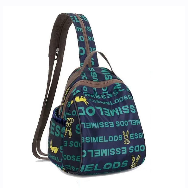 Multifuncional de um ombro mensageiro All-Match mochila saco de peito na moda estudante mochila mão-transporte luz Casua