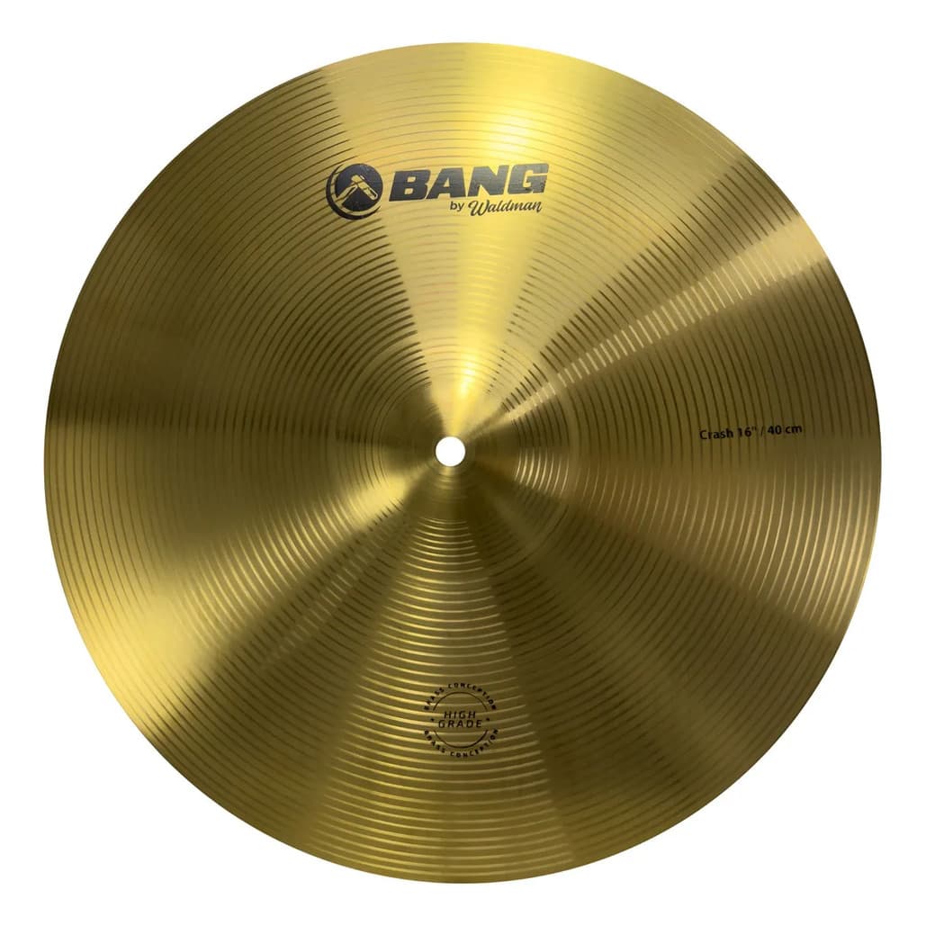 Prato de Bateria Ataque Waldman Bang BNG-CR16 Crash 16 Pol Liga Brass