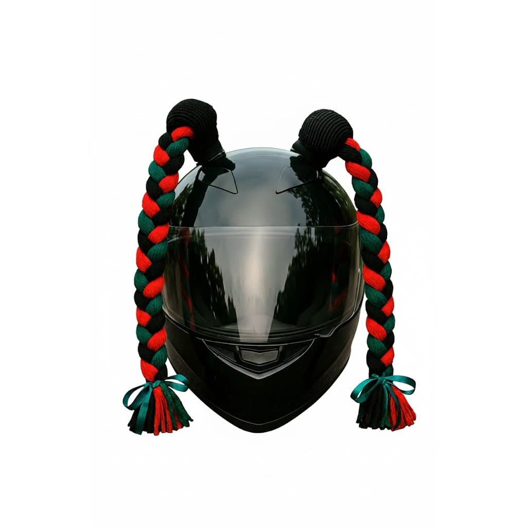 TRANÇA DE CABELO CAPACETE XUXA CORES DIVERSAS XUQUINHA PAR XUCA TRANÇINHA MARIA CHIQUINHA MOTO