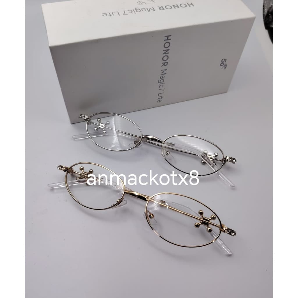 Armação de Oculos Feminina Redondo com Detalhe Lateral Tendencia Lançamento