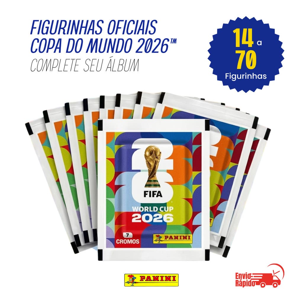 Figurinhas Copa do Mundo 2026 Figurinhas Stickers Oficiais Panini Envio na hora Complete Seu Album