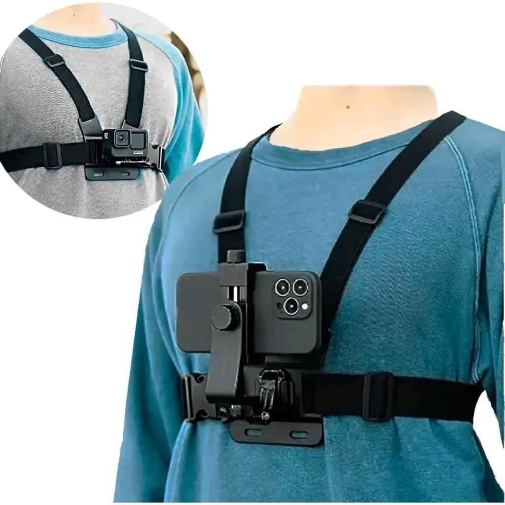 Suporte ajustável para celular e câmera GoPro, adequado para motocicletas e bicicletas, envio rápido