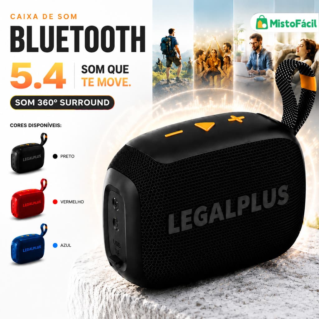 GO4 Caixa Wireless Bluetooth 5.3 Speaker GO 4 Portátil mini speaker potente