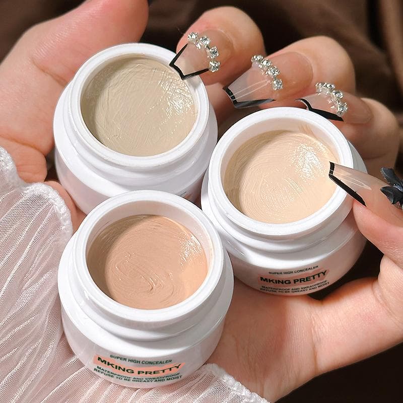 Corretivo capa manchas marcas de Acne olheiras rasgo calha iluminando corretivo Natural base líquida não tira maquiagem