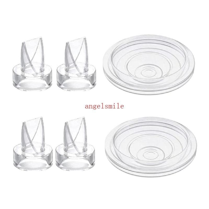 Conjunto De 6 Peças De Válvulas De Diafragma Bico De Pato De Silicone Para Substituição De Bomba Tira Leite