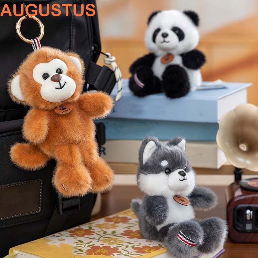 Pingente De Cachorro Gato AUGUSTUS , Chaveiro De Animal De Pelúcia De Abelha De Desenho Animado Macaco De Crocodilo Maci