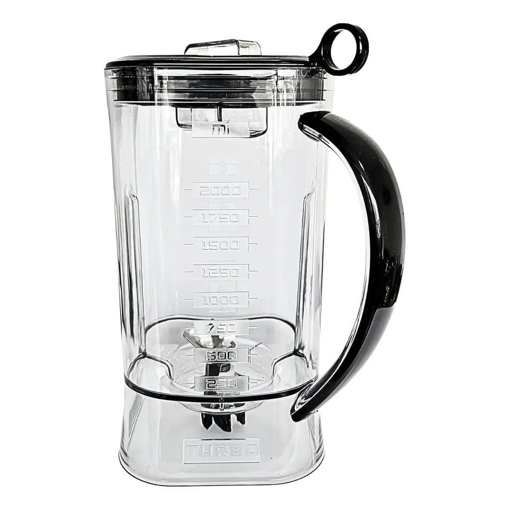 Copo Original Britânia Blq1300 Liquidificador Com Tampa Preto Vermelho