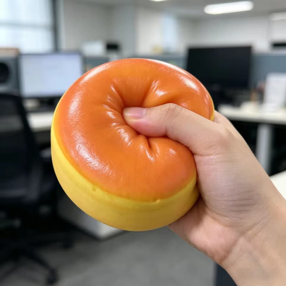 Lava Queijo Pão Brinquedo Mole Squeeze Recuperação Lenta Alívio Do Estresse Macio Anti-Ansiedade Para Estudantes Trabalh