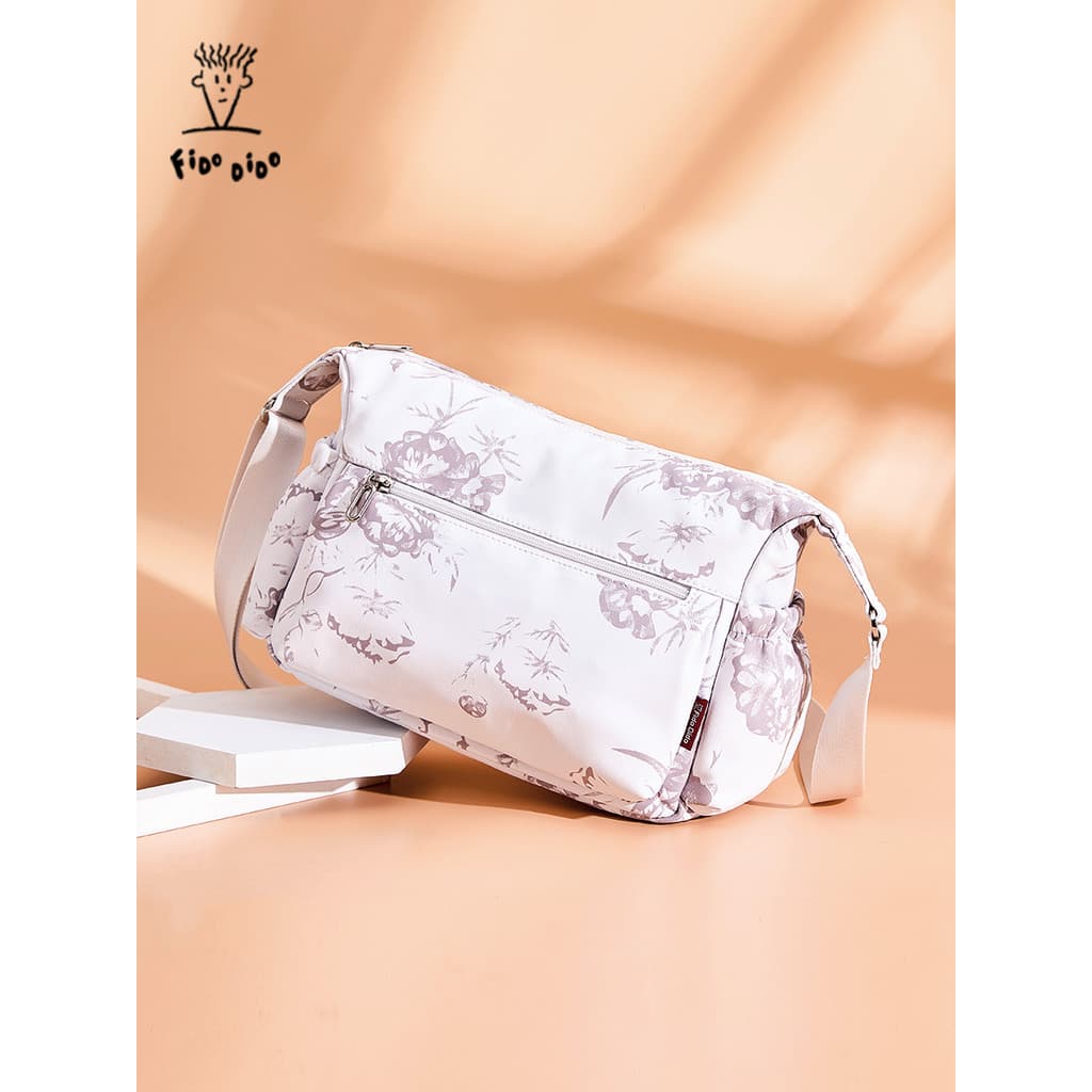 Fido Dido Bolsa feminina Oxford pano mensageiro bolsa feminina verão multicamadas leve Casual bolsa de ombro pequena bol