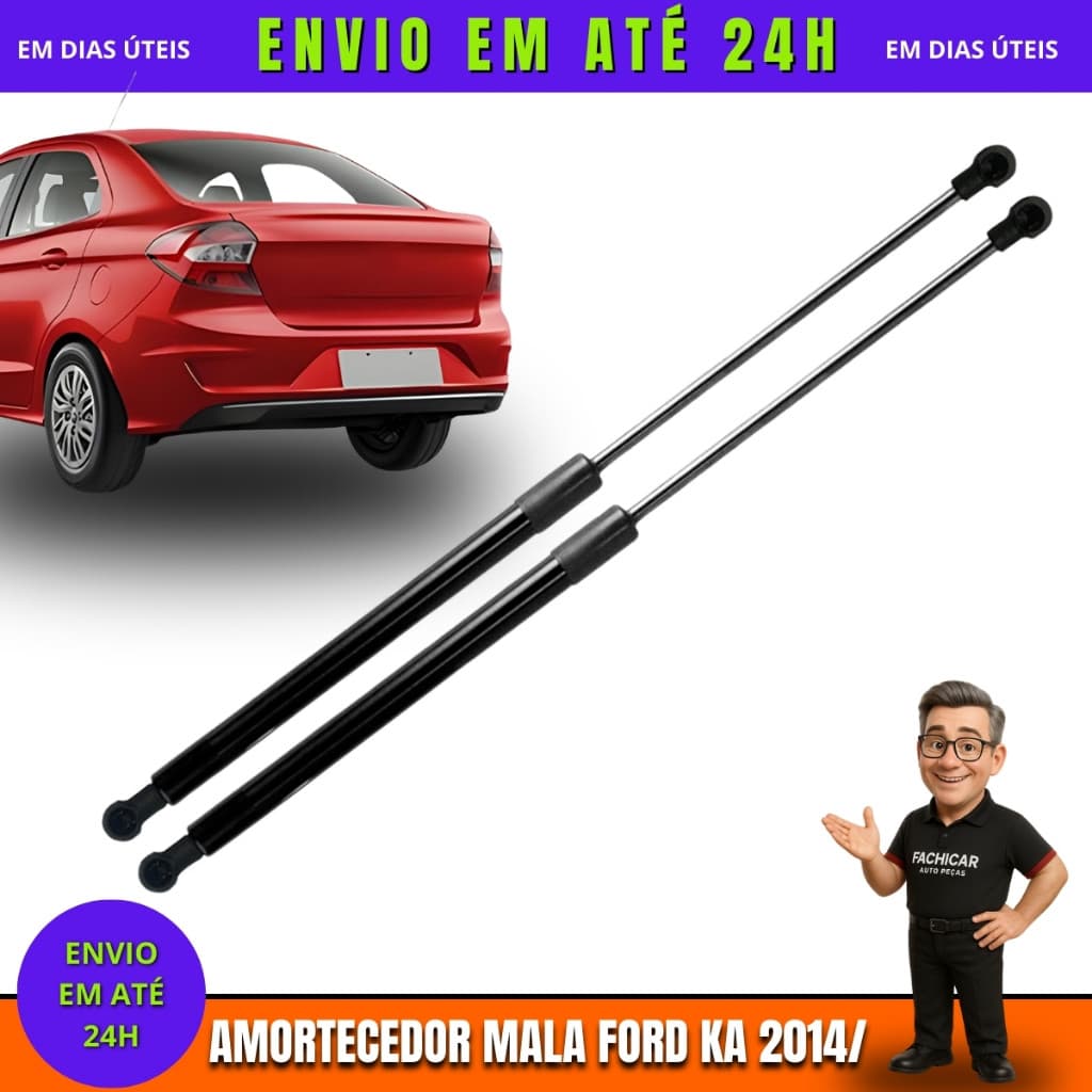 Amortecedor De Porta Mala Para Tampa Traseira Ford ka 2014/