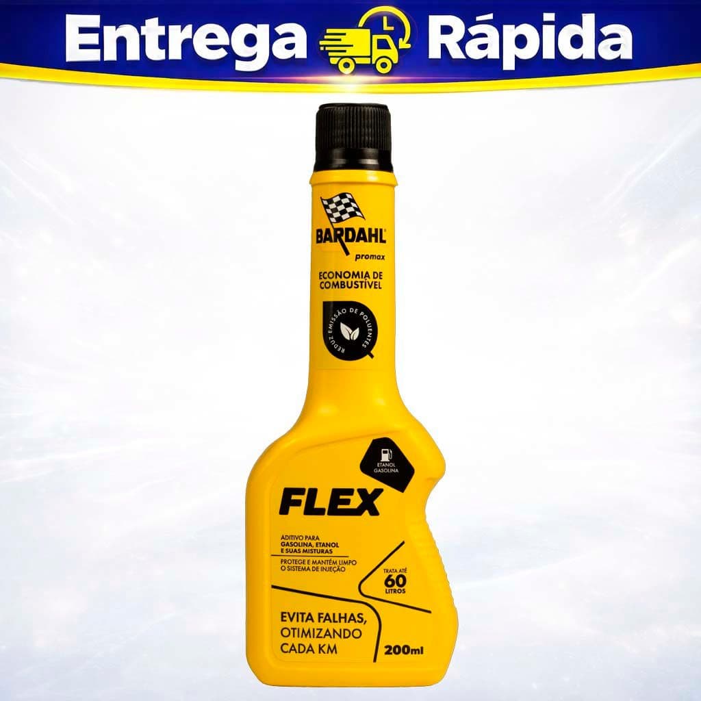 Bardahl Flex Aditivo Para Combustivel Motores Flex Amarelo
