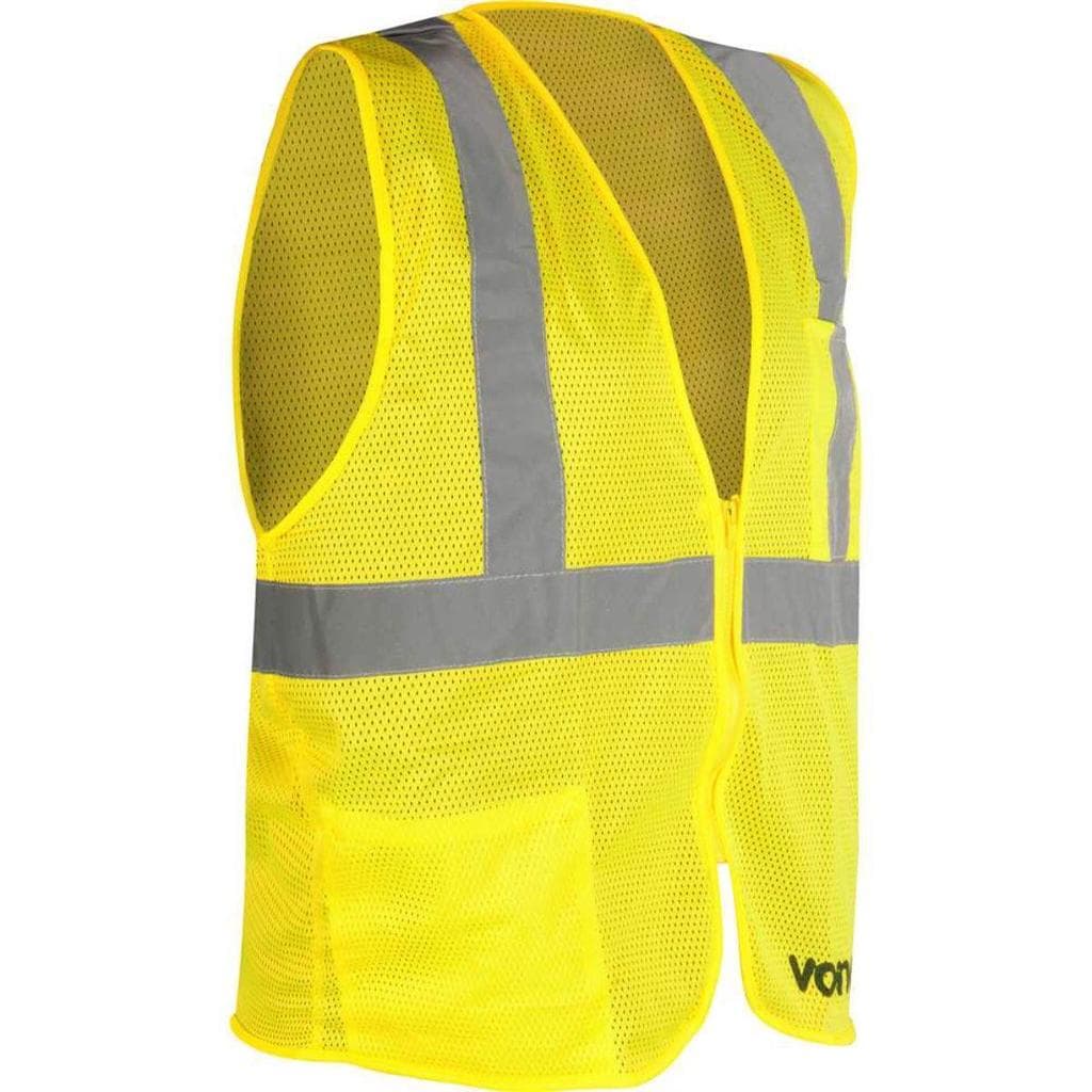 Colete Refletivo com Bolso e Zíper Amarelo CV104 Vonder