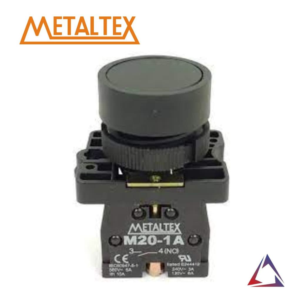 Botão Pulsador Faceado 22mm