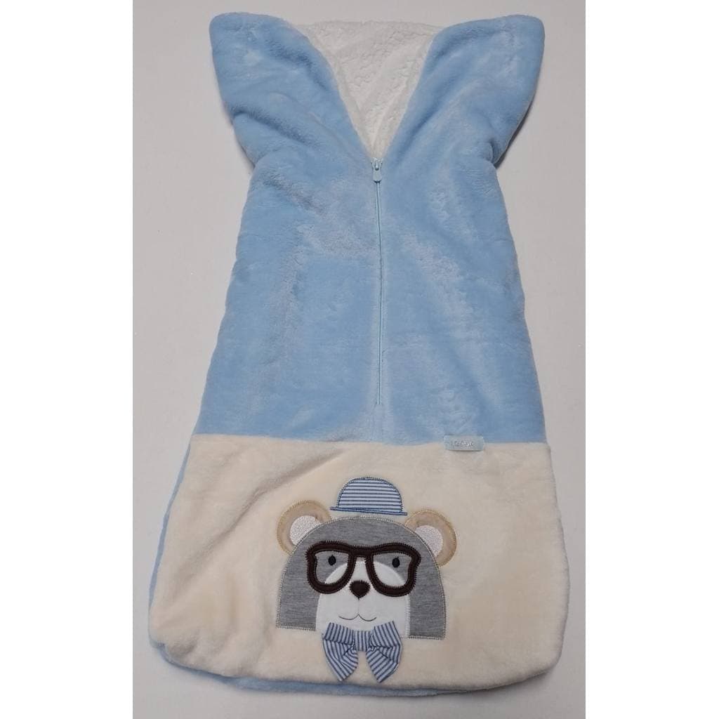 Saco de Dormir Bebê Luxo Duplo Pelo Fleece Neutro Lessa Kids