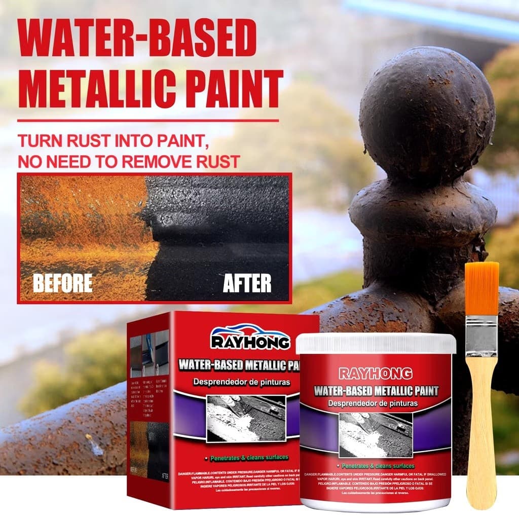 Chibel 300ml Tinta De Ferrugem, Pasta Removedor PimerA Base De Agua, Protecao Corosao Prova Para Carro Soprad