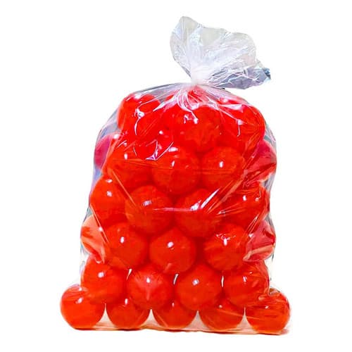 Kit 100 Bolinhas Para Piscina Coloridas Cor Única Vermelho