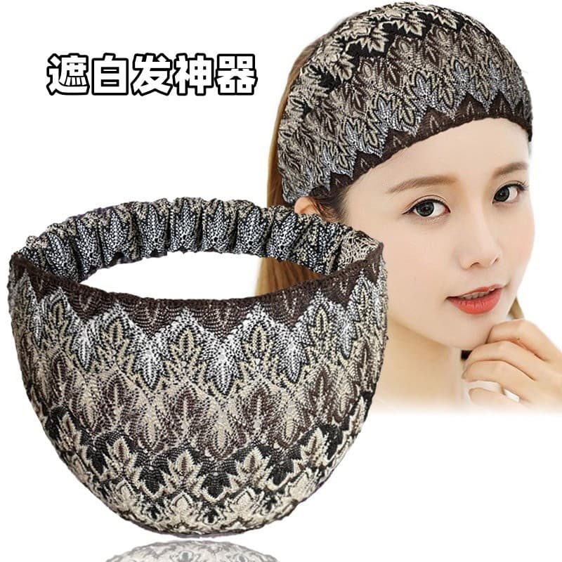Capa de cabeça cabelo branco novo estilo chapéu capa de aba larga bandana estilo fino respirável Outing pressão cabelo f