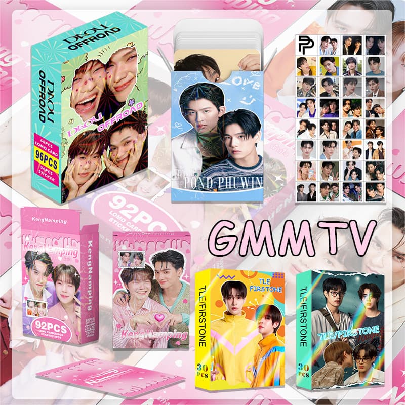 96 Peças GMMTV Daouoffroad KengNamping Lomo Cartões 500 Tlefirstone Adesivo Decorativo Diy
