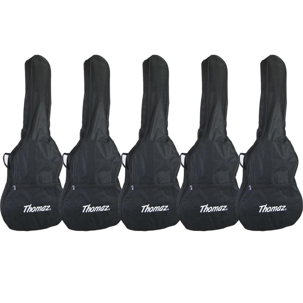 Kit 5 Capas para Violão Clássico Acústico Preta Thomaz
