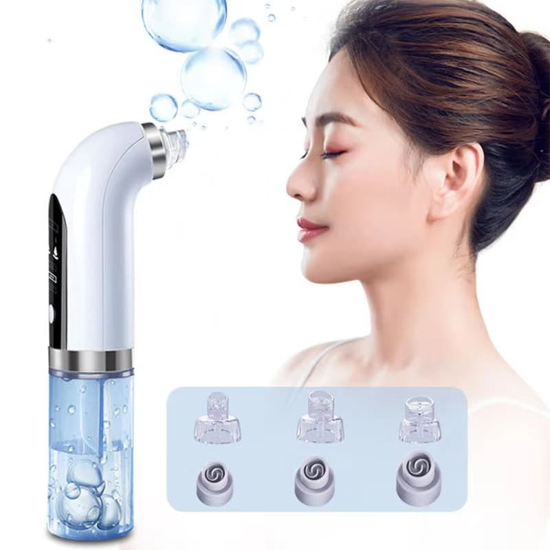 Removedor de cravos elétrico: limpeza profunda facial recarregável por USB, limpador de acne e espinhas para nariz e