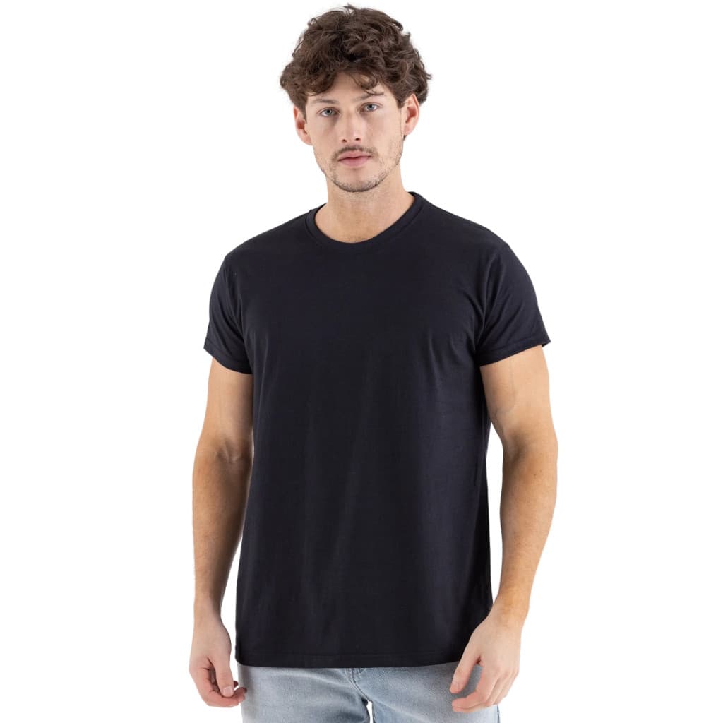 Camiseta Básica Masculina Lisa 100% Algodão Confortável