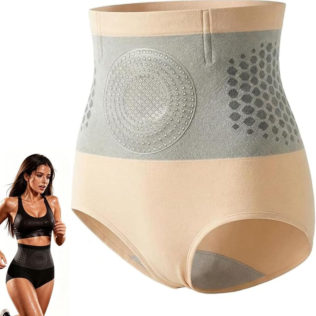 Shorts Modeladores e Queimadores de Gordura 4 em 1 com Micropartículas Genéricos de Moringa, Shorts Queimadores de Gordu