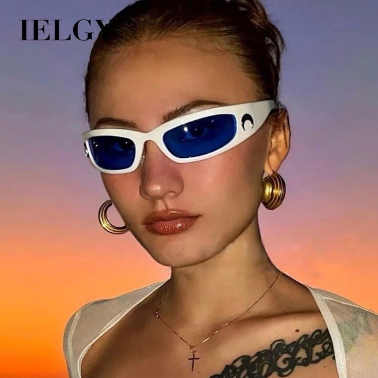 Óculos De Sol IELGY ins net Vermelho Da Moda Nova Tecnologia Futurista Pulando Cantado