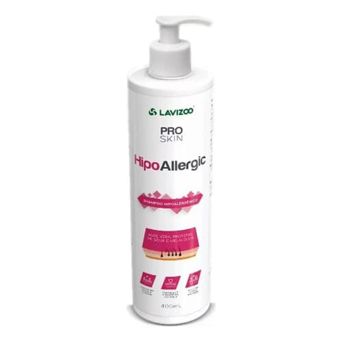 Shampoo Pro Skin Hipoallergic Para Pele Sensivel - 400 Ml - cães e gatos