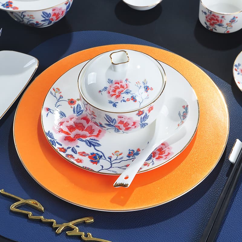 Novo assento de Hotel chinês copo de sopa clube copo de guisado à prova de água saudável Congee doces água sobremesa tig