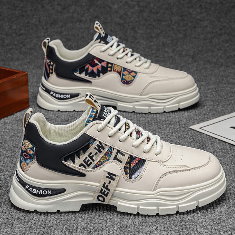 Sapatos masculinos de venda quente primavera 2026 novo estilo Street Wear All-match sapatos esportivos adolescente sola