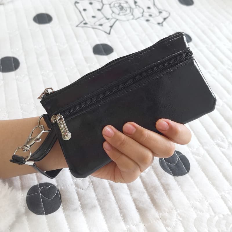 Nova bolsa de moedas saco de embreagem moda All-Match simples Mini armazenamento pequeno saco de moedas titular do cartã