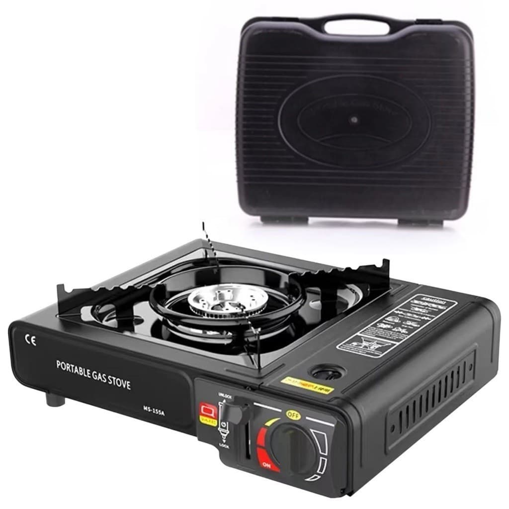 Fogareiro Fogão A Gás Portátil Multiuso Acampamento Pesca Camping Premium Fogo Forte