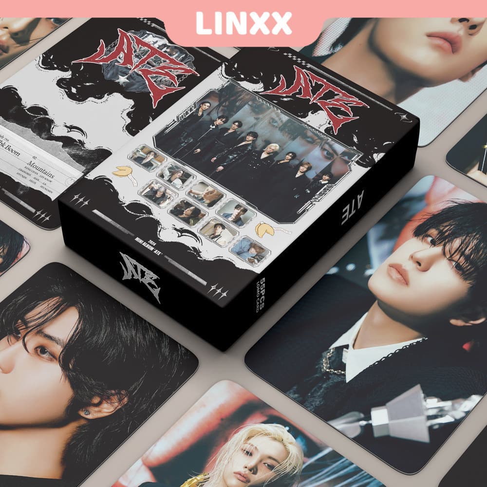LINXX 55 Pcs Stray Kids ATE Álbum Lomo Card Kpop Photocards Série Cartões Postais