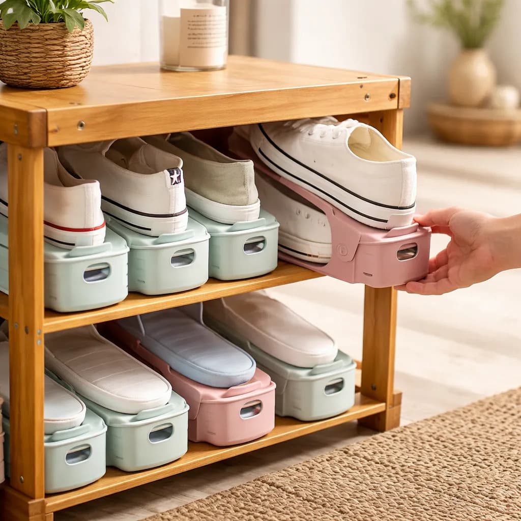 10 Organizadores de sapatos para Armários Clousets e estante