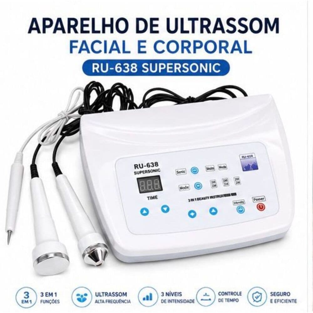Jato Plasma Ultrassom  Alta Frequência Limpeza Facial Caneta Ultrassônica Acupuntura Cauterização