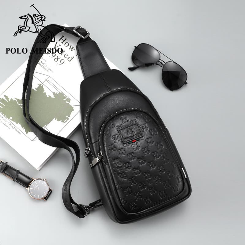 Paul Meist estilo britânico bolsa de peito masculina novo estilo bolsa mensageiro moda bolsa de ombro bolsa de peito Cas