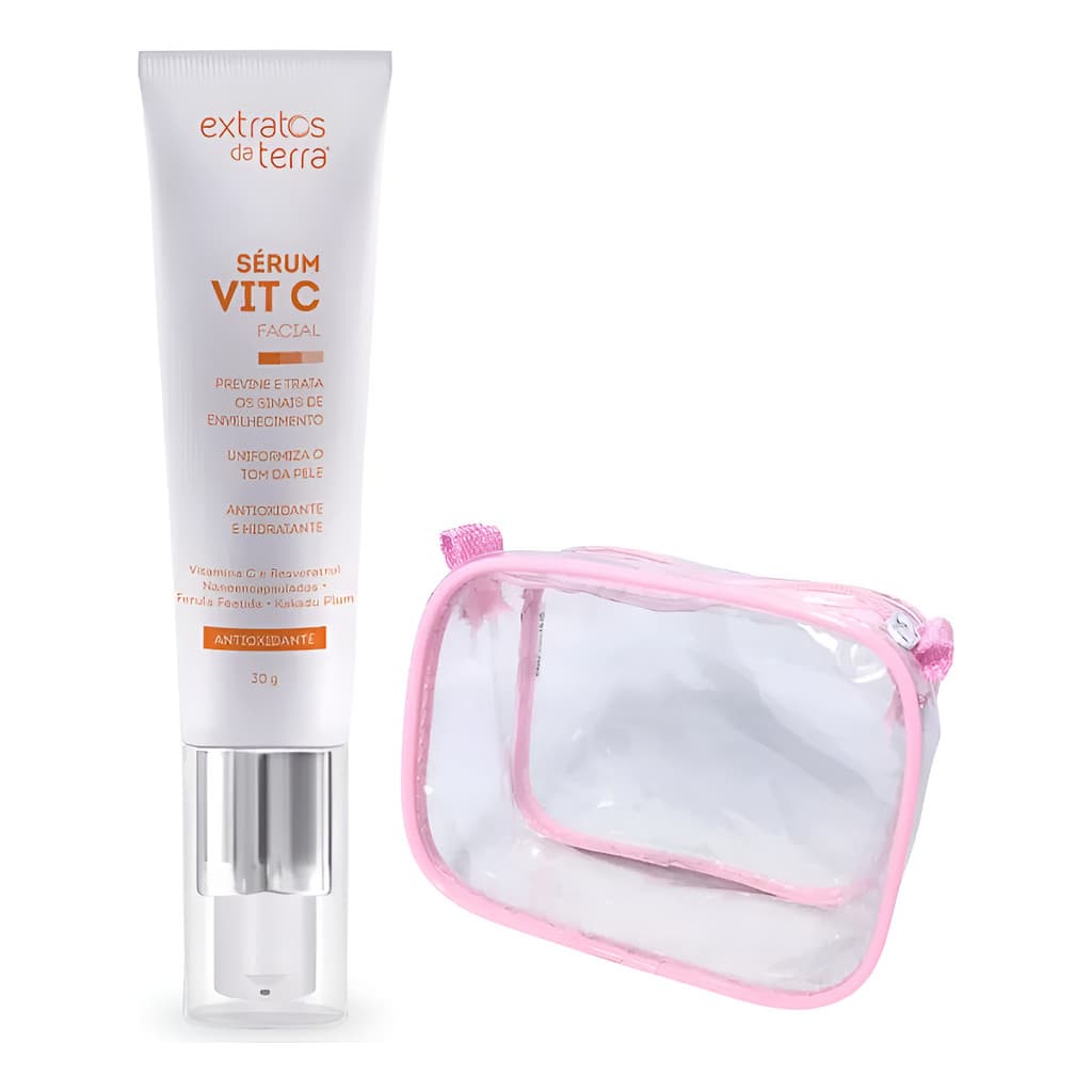 Vitamina C Serum Acido Hialuronico Extratos Da Terra