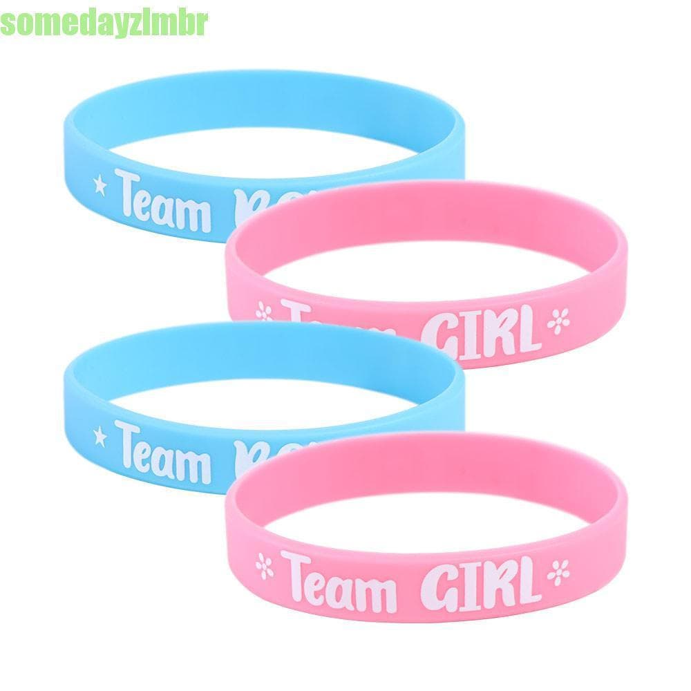 SOMEDAYZL0M 20 Peças Pulseira De Noiva De Equipe , Pulseiras Requintadas De Silicone Para Meninos Ou Meninas , Estampada