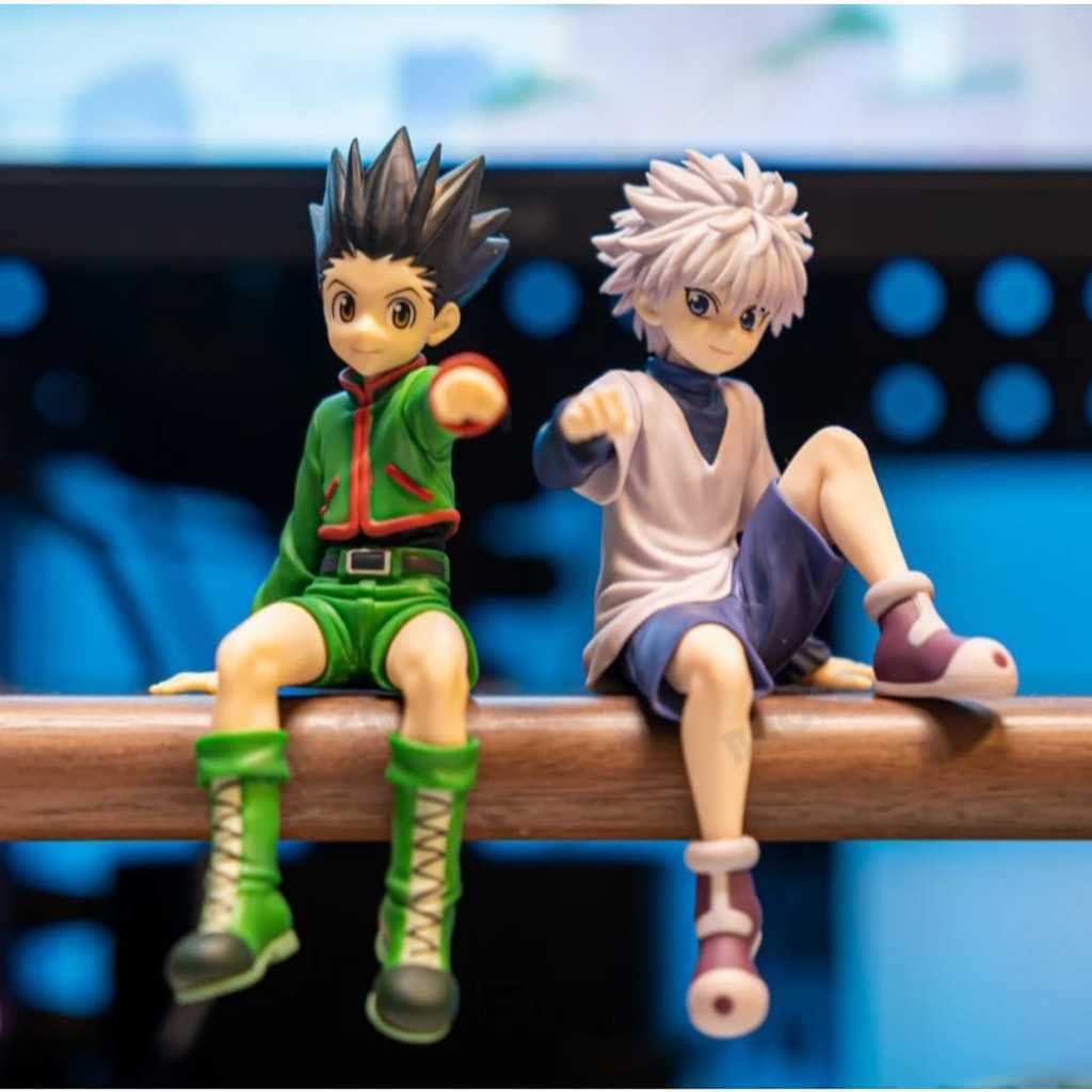 Action Figure Hunter x Hunter Gon e Killua Colecionável Anime Premium