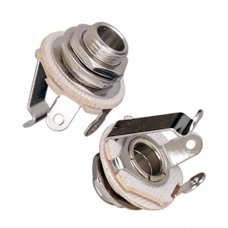 Conector De Soquete De Guitarra ST JACK Porca Dupla