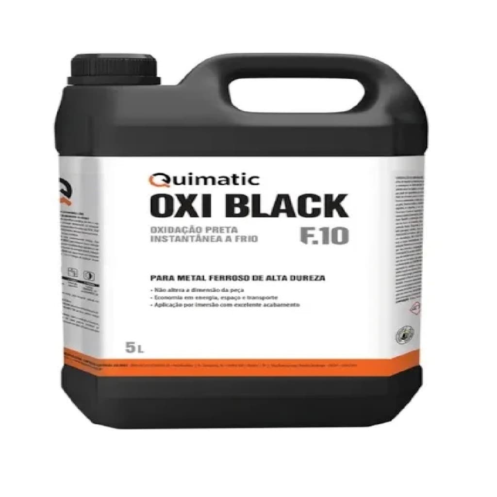 Oxi Black F10 5 Lts Oxidação Negra Preta Instantânea A Frio Preto