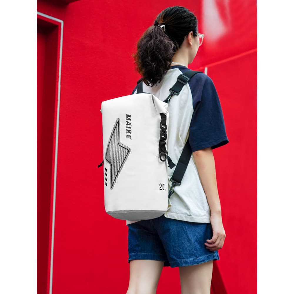 Bolsa de natação à prova d'água, bolsa esportiva de armazenamento ao ar livre, logotipo exclusivo, ombro duplo, Rafting,