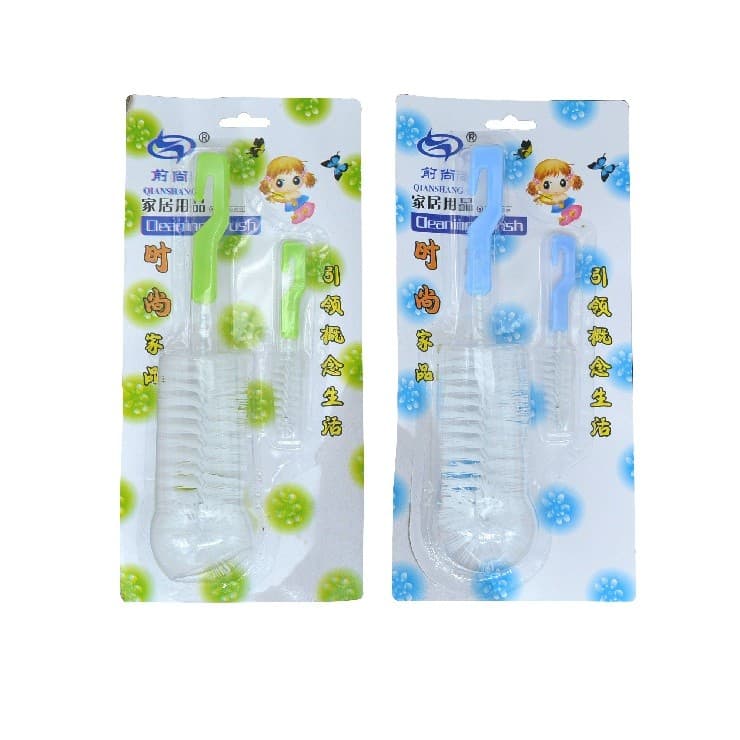 Conjunto escova de mamadeira de Nylon escova multiuso de limpeza escova de chupeta de bebê