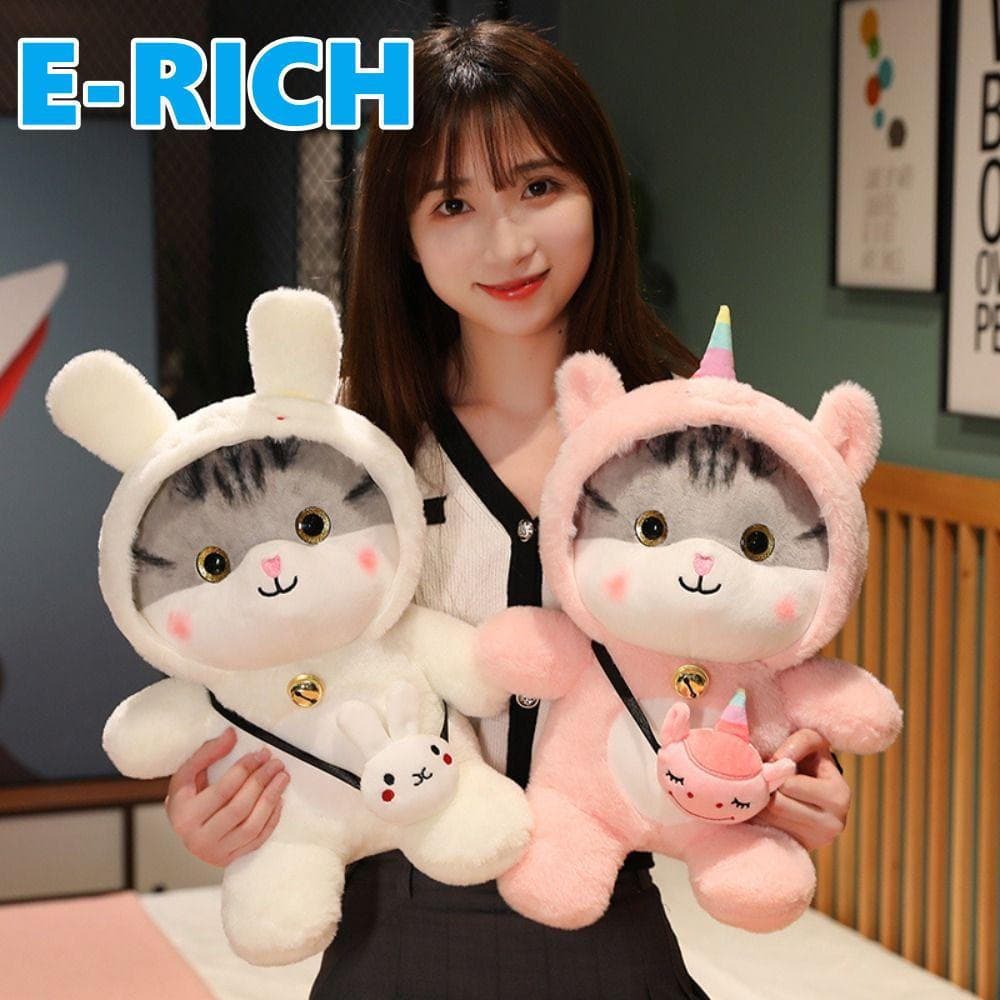 ERICH1 Brinquedo De Pelúcia , Boneca Com Design Kawaii De Material Macio , Para Gato Recurso De Sino