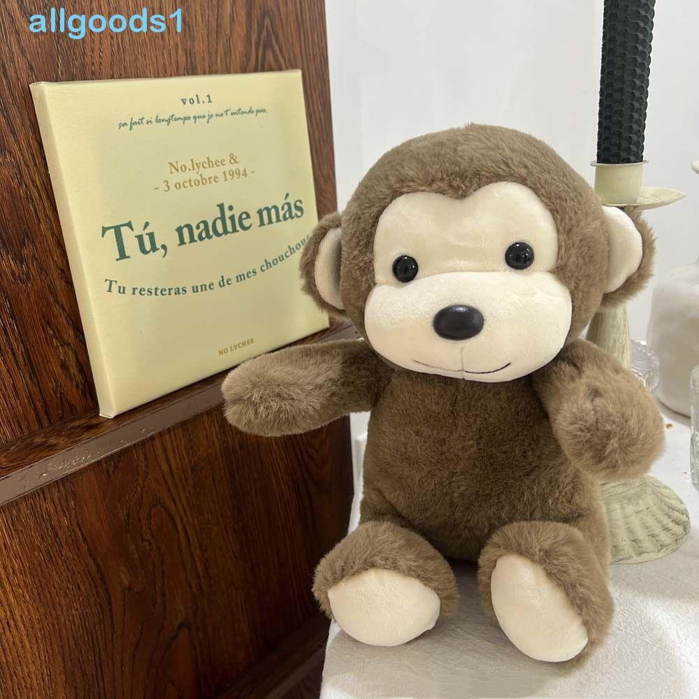 Boneca De Macaco De Simulação ALLGOODS , Travesseiro De Pelúcia Super Macio Brinquedo , Animais Kawaii
