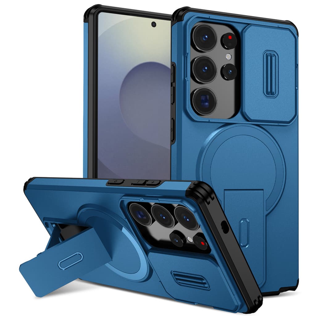 Capa de celular com proteção câmera For Samsung Galaxy S26 S25 Ultra FE Edge S24 Plus 5G Magnético capinha anti-choque